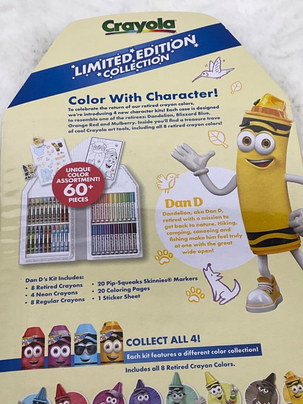2025 CRAYOLA Limited Edition Retired Colors Art Set New Release 60 Pieces Dan D - Picture 3 of 4